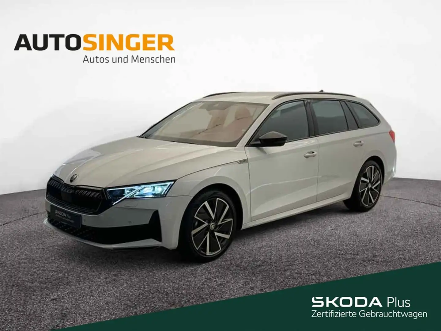 Skoda Octavia Combi Sportline 2.0 TDI DSG *MATRIX*ACC* Weiß - 1