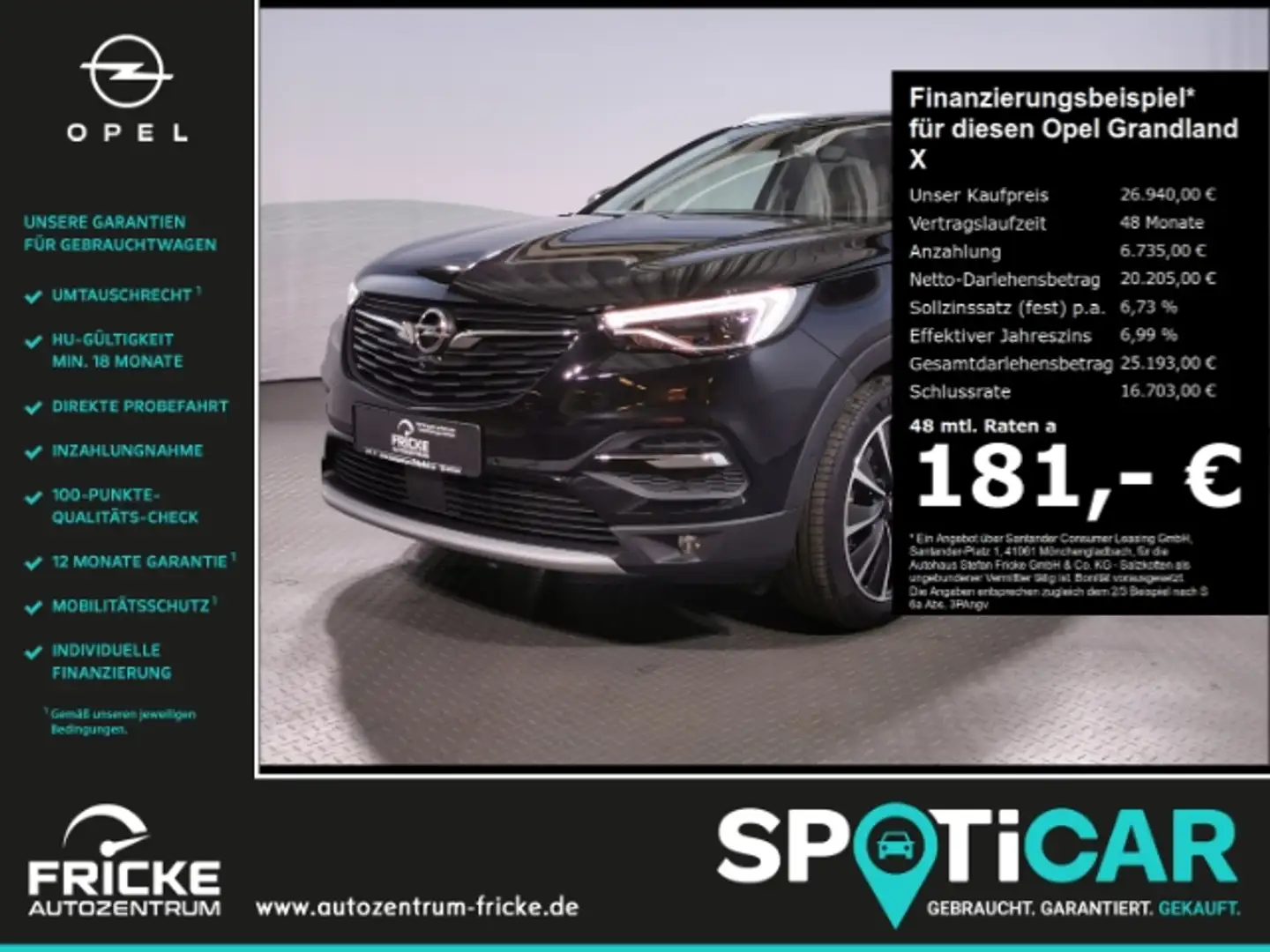 Opel Grandland X Plug-In-Hybrid Ultimate +Allrad+Navi+LED+Abn.AHK Schwarz - 1