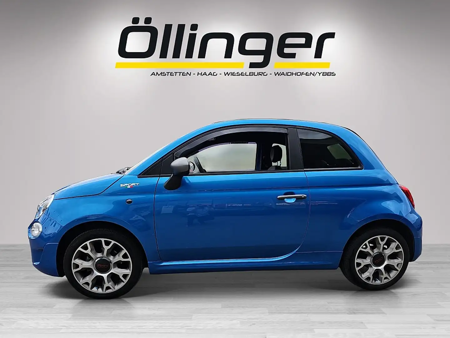 Fiat 500C FireFly Hybrid 70 Sport Bleu - 2