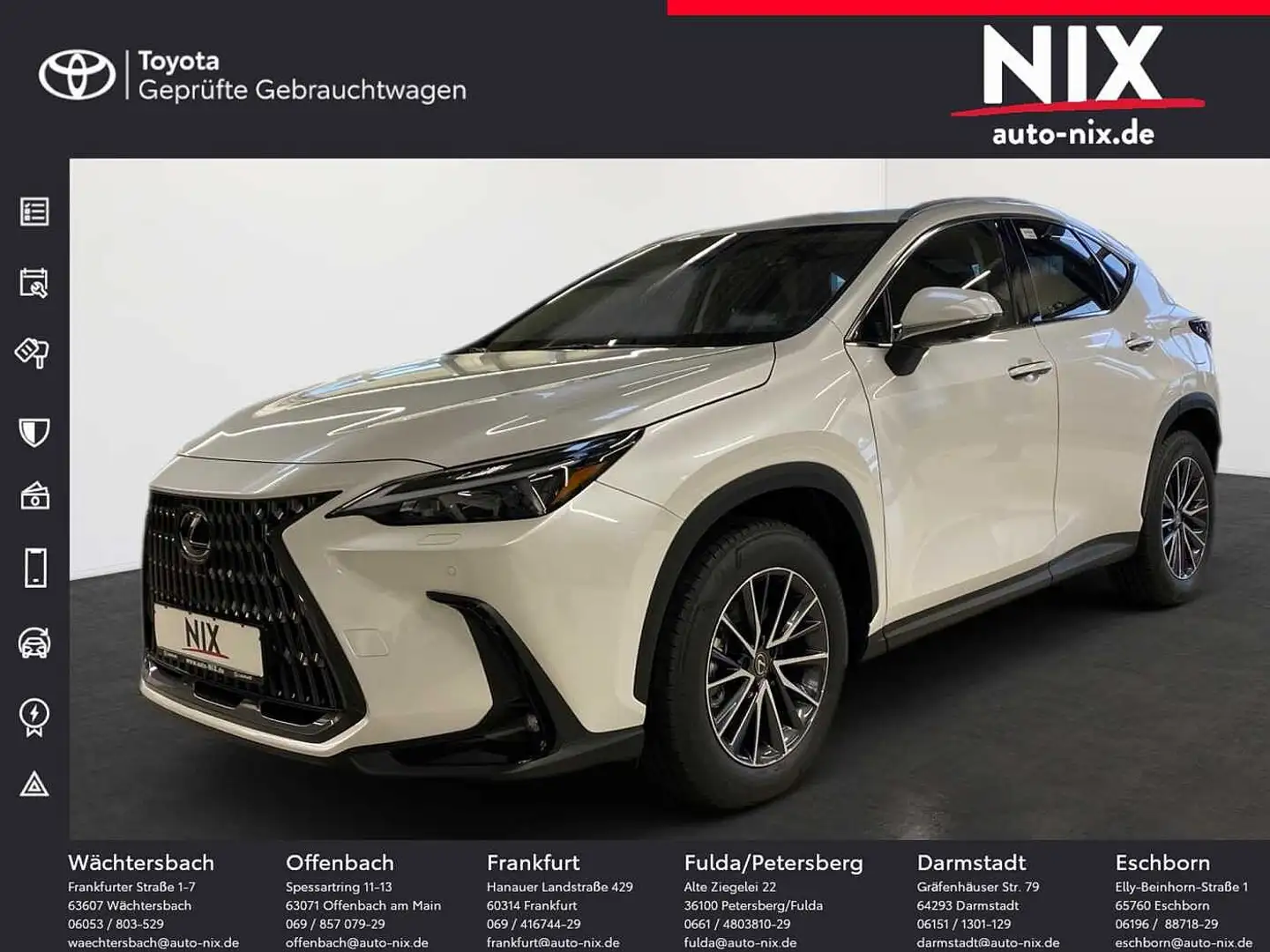 Lexus NX 350h 2.5 Hybrid Executive Line NAVI Weiß - 1