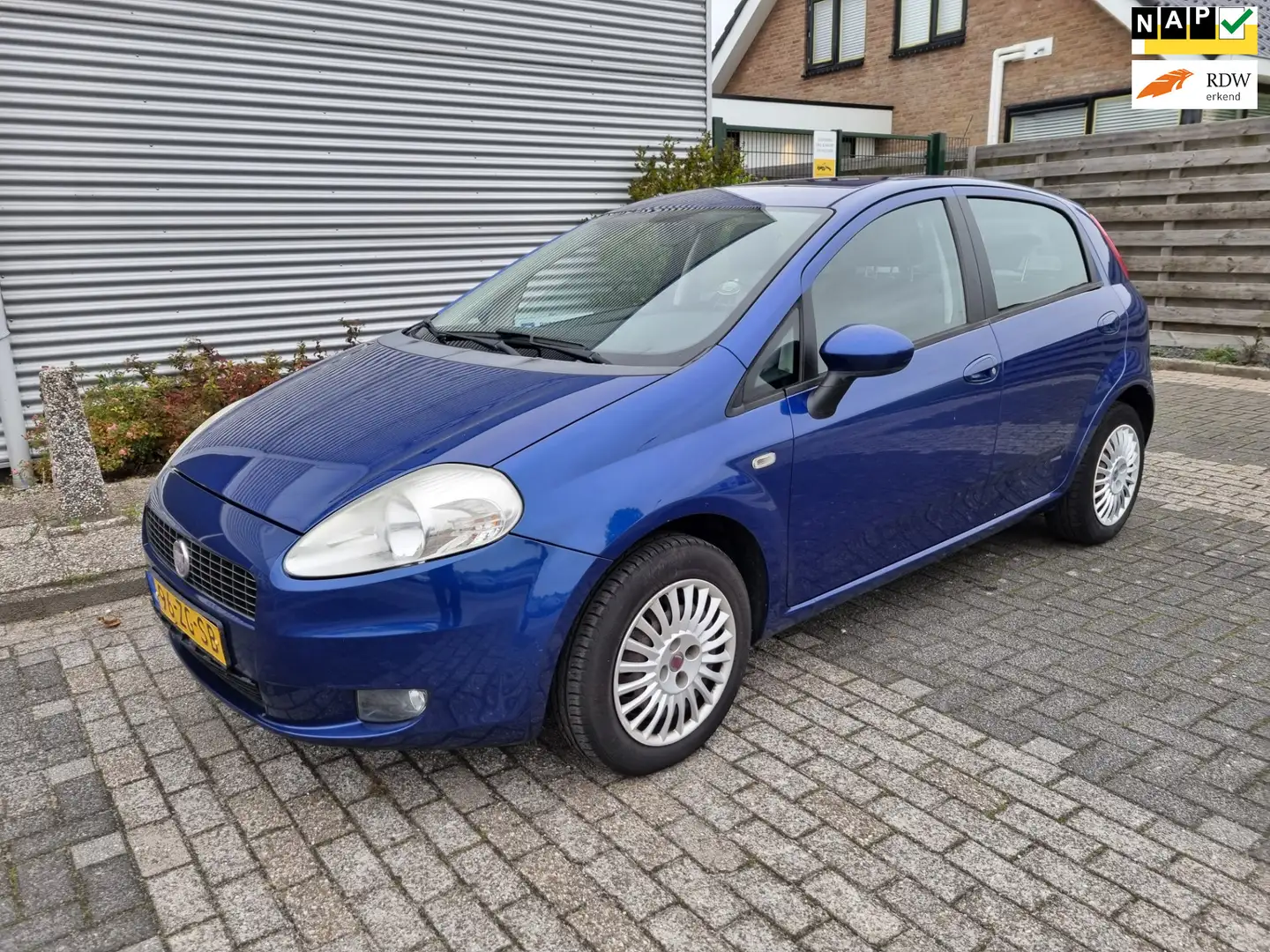 Fiat Grande Punto 1.4 Dynamic 5-Drs Airco! Bj: 2008 NAP! plava - 1
