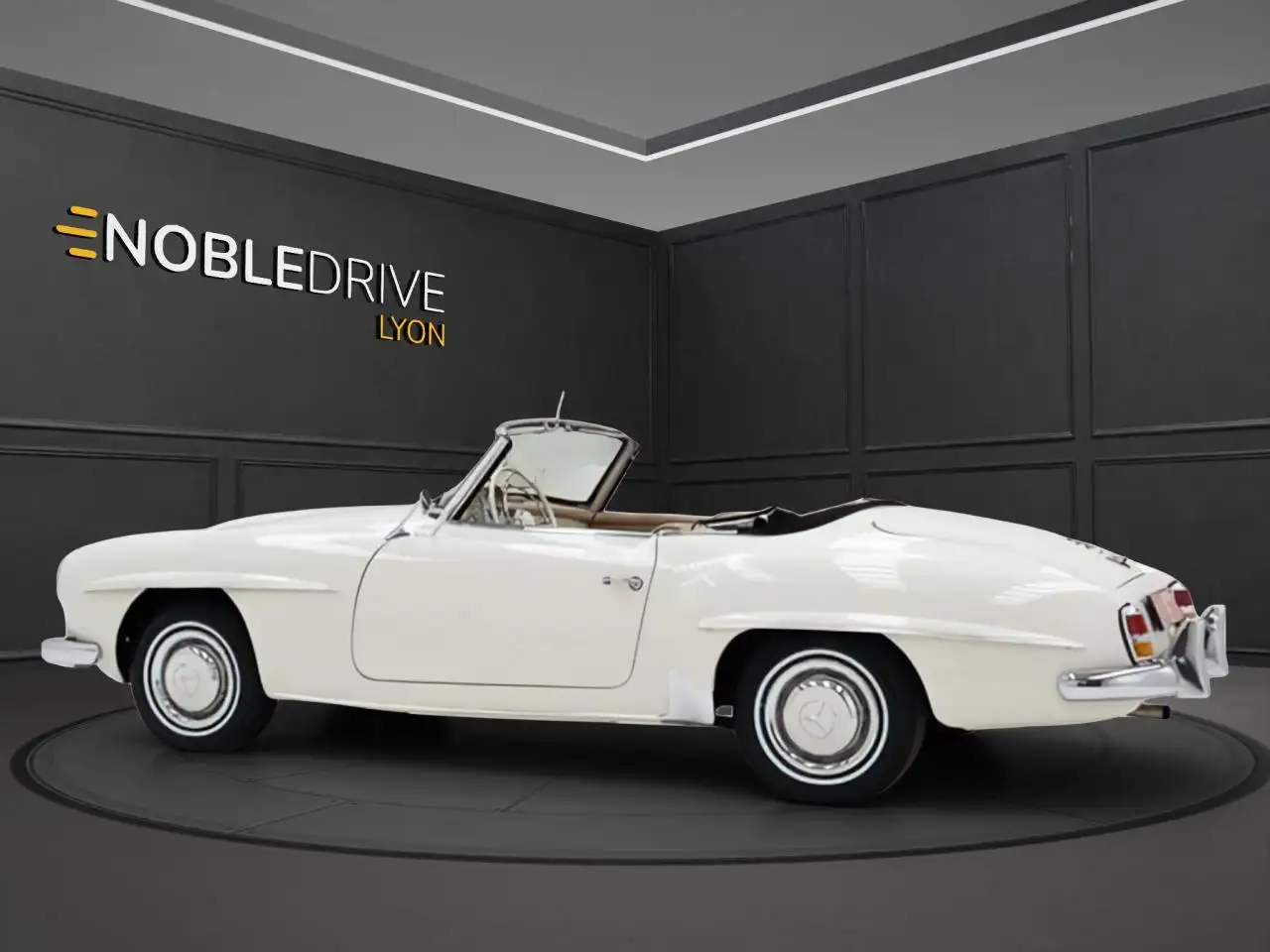 Mercedes-Benz 190 SL + HARDTOP 1958 - ETAT EXCEPTIONNEL - RESTAUREE - BVM 105cv, foto 8