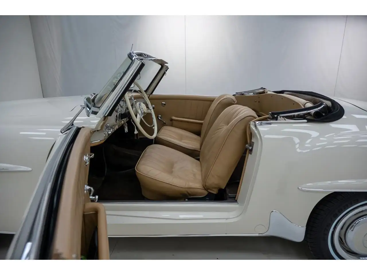 Mercedes-Benz 190 SL + HARDTOP 1958 - ETAT EXCEPTIONNEL - RESTAUREE - BVM 105cv, foto 9