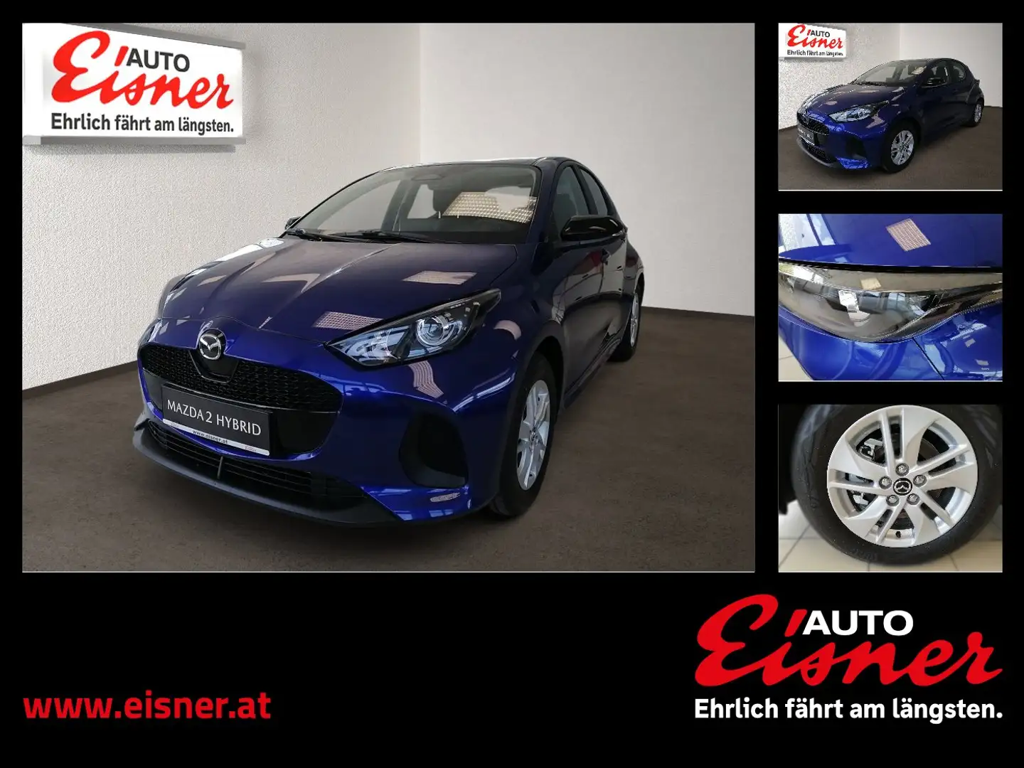 Mazda 2 HYBRID Prime Line inkl.Winterräder Blau - 1