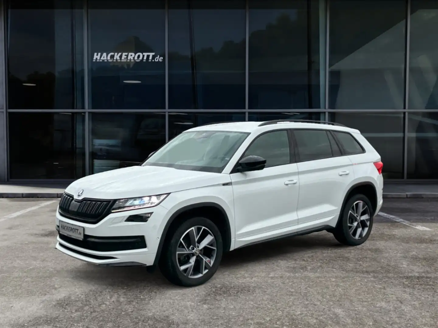 Skoda Kodiaq Sportline 1.5 TSI DSG AHK ACC Navi eSitze + Memory Weiß - 1