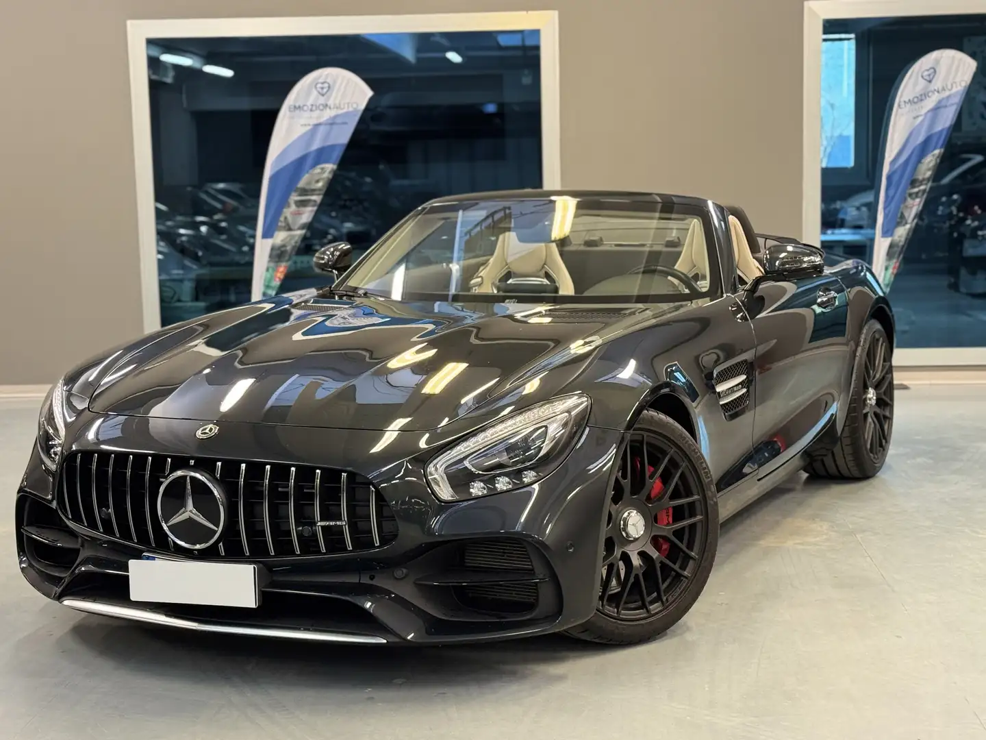 Mercedes-Benz AMG GT AMG GT Roadster 4.0 BOLLO E SUPER PAGATI ! Gris - 1