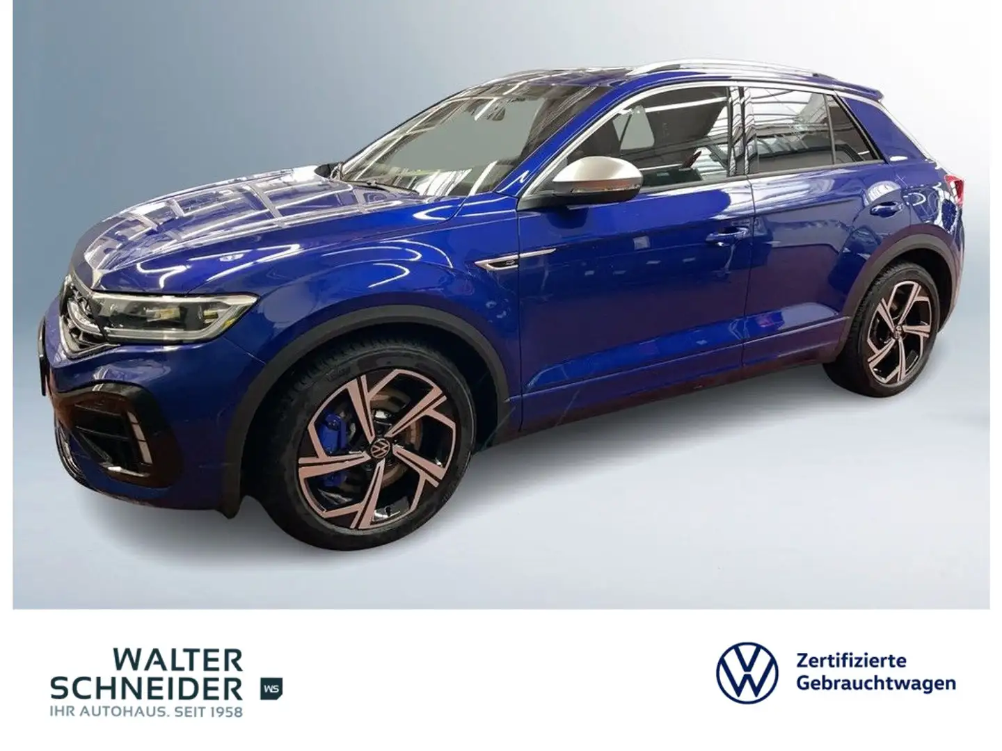 Volkswagen T-Roc 2.0 TSI DSG 4Motion R Navi Pro DCC Pano Blau - 1