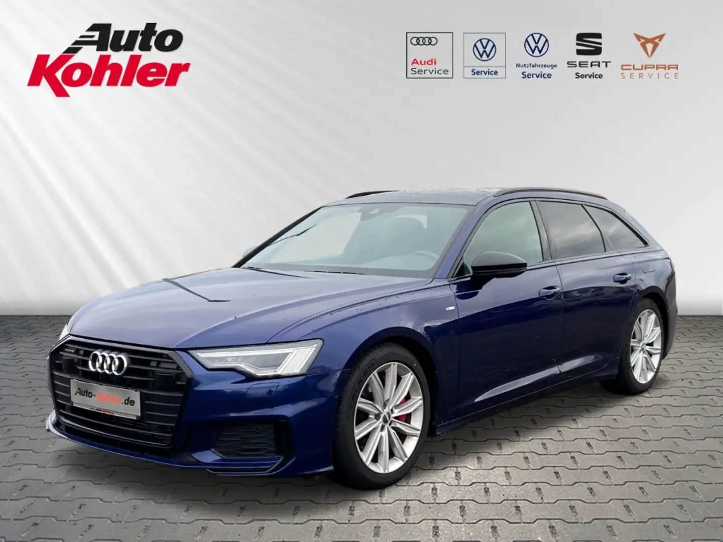 Audi A6 Avant 2.0 TFSI e quattro sport Matrix Pano Kamera Blau - 1
