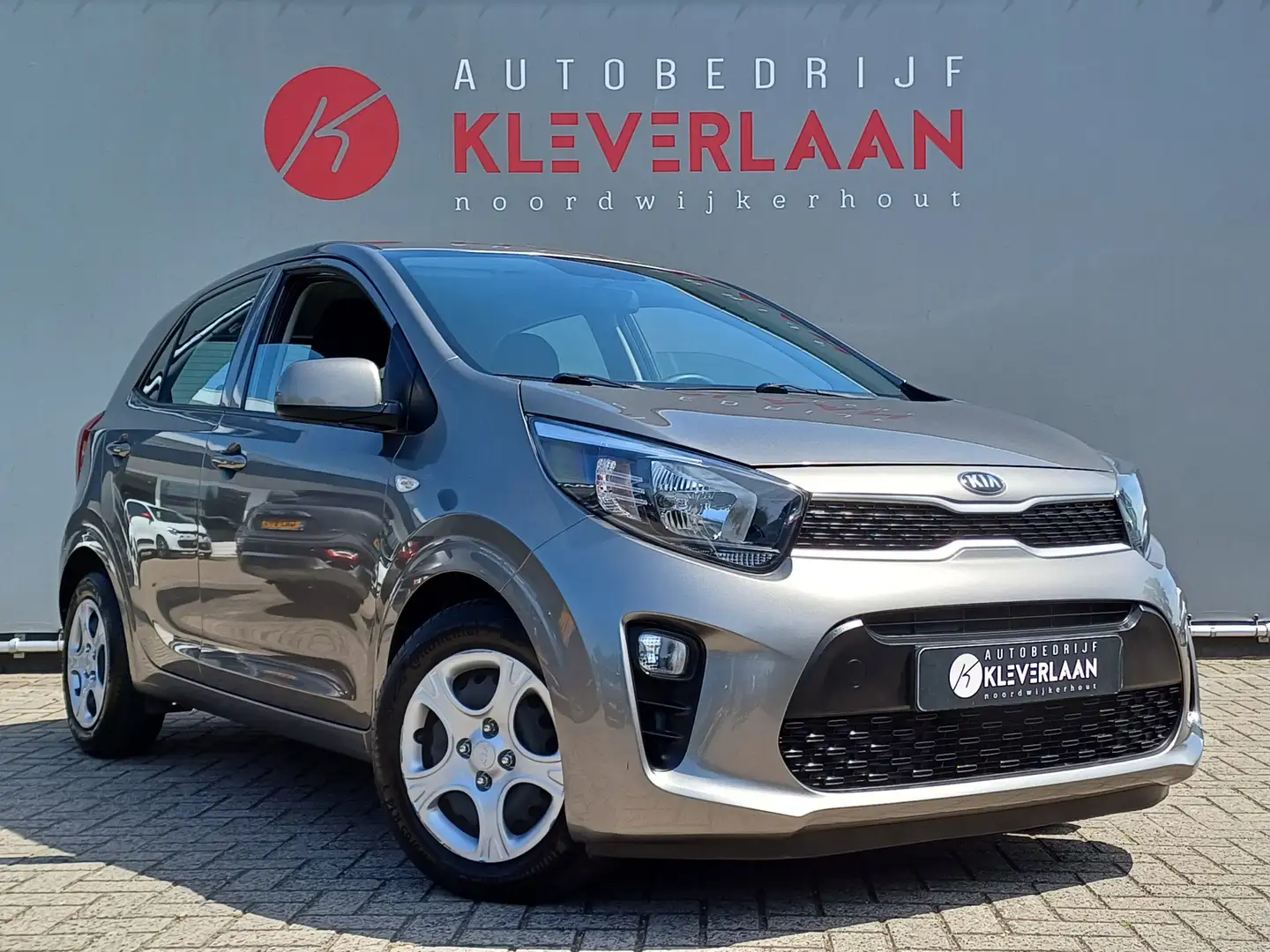 Kia Picanto 1.0 CVVT EconomyPlusLine | BLUETOOTH | AIRCO| Wij Gris - 1