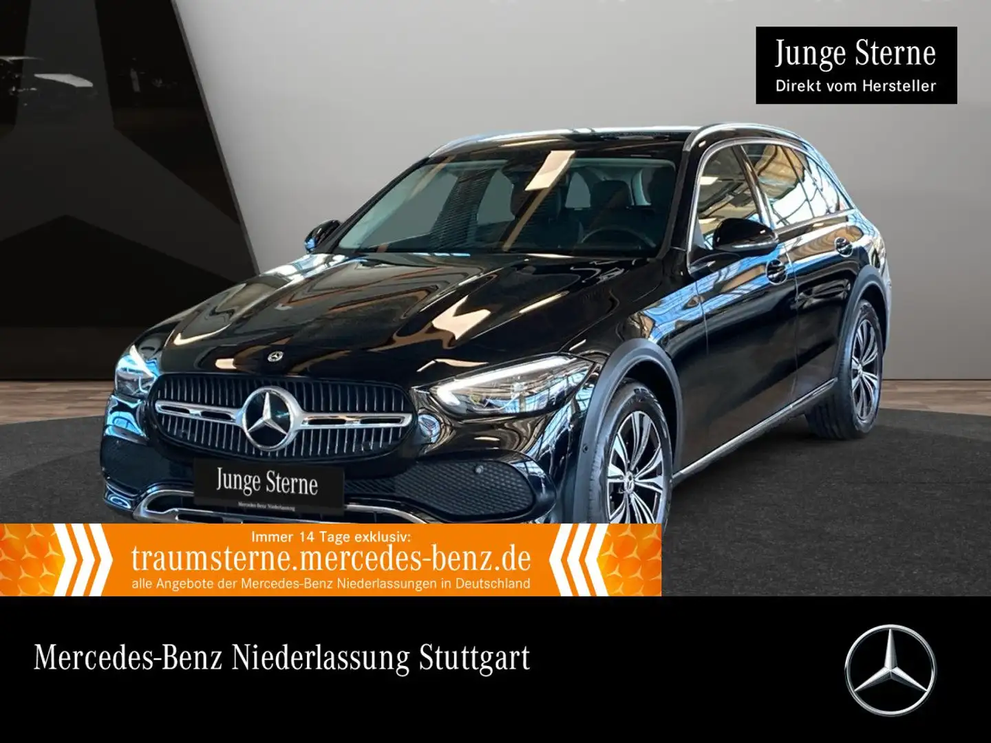 Mercedes-Benz C 220 d T 4M AVANTG+AHK+LED+KAMERA+KEYLESS+9G Schwarz - 1