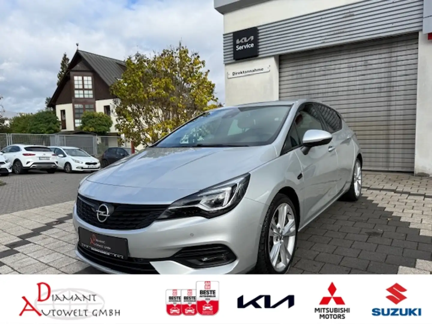 Opel Astra K Ultimate Start Stop + 1.2**NAV**SH**RFK** Argent - 1