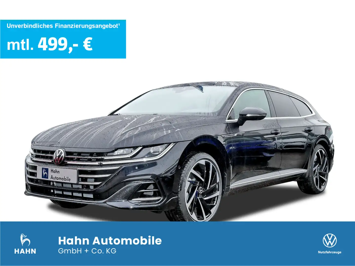 Volkswagen Arteon R-Line 280 PS Navi AHK Sth Schwarz - 1