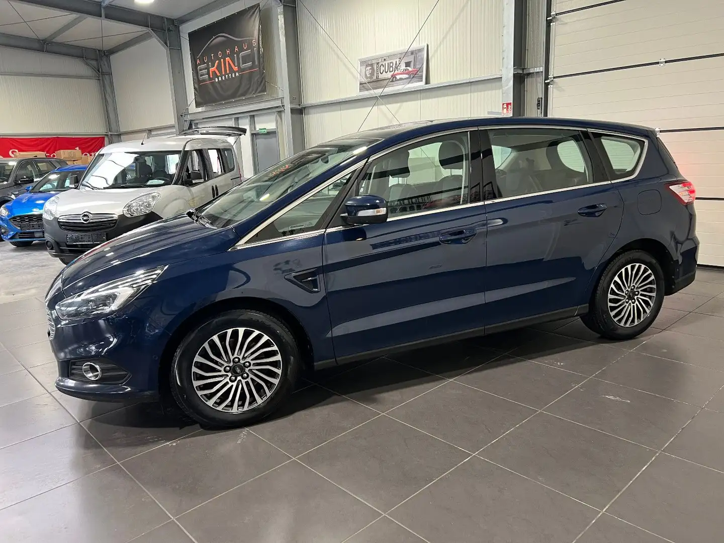 Ford S-Max 2.0 TDCi **7-Sitze*Navi*Kamera*AHK*Pano** Azul - 2