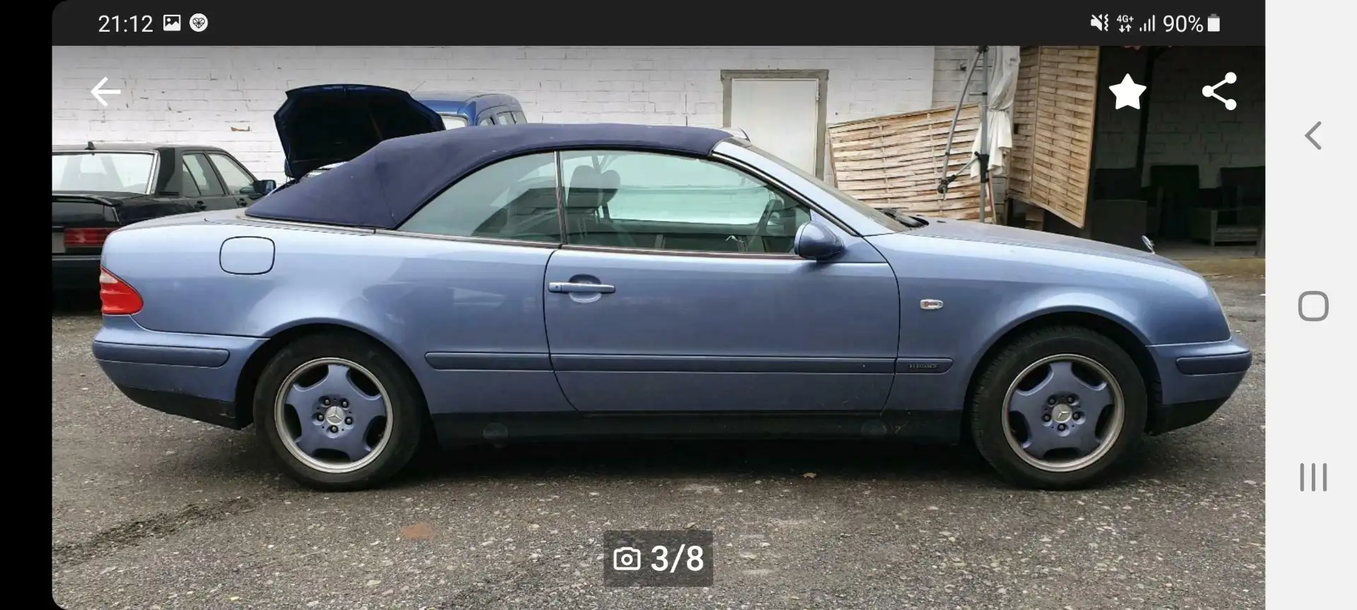 Mercedes-Benz CLK 200 Cabrio Avantgarde Azul - 2