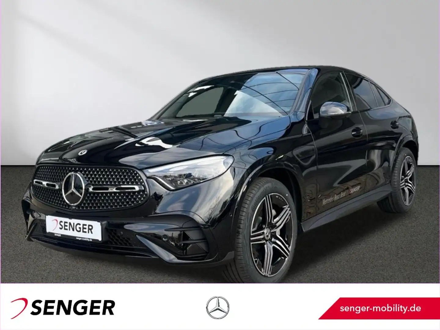 Mercedes-Benz GLC 220 d 4M Coupé AMG Digital-Light Distro. AHK Schwarz - 1