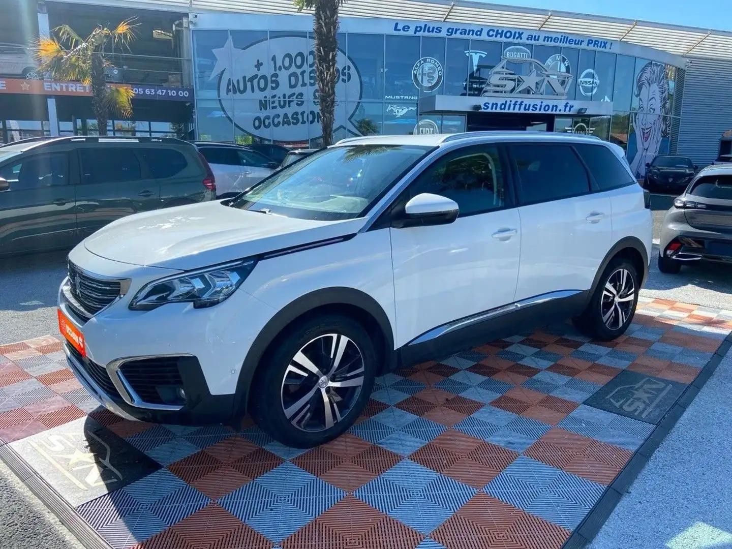 Peugeot 5008 BlueHDi 130 EAT8 ALLURE 7PL Blanc - 1