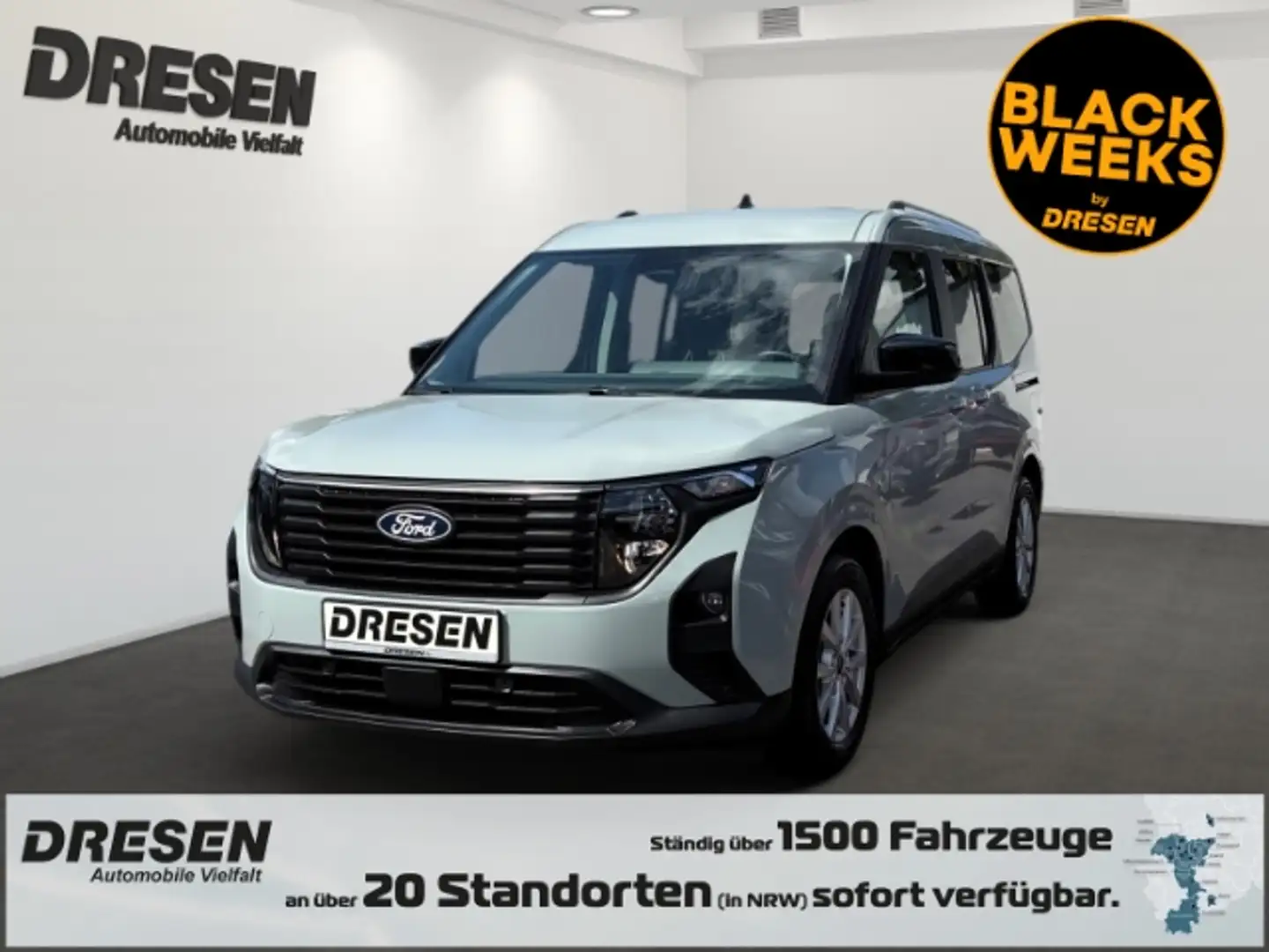 Ford Tourneo Courier Titanium Automatik Klimaautom DAB Keyless Spurhalt Grau - 1