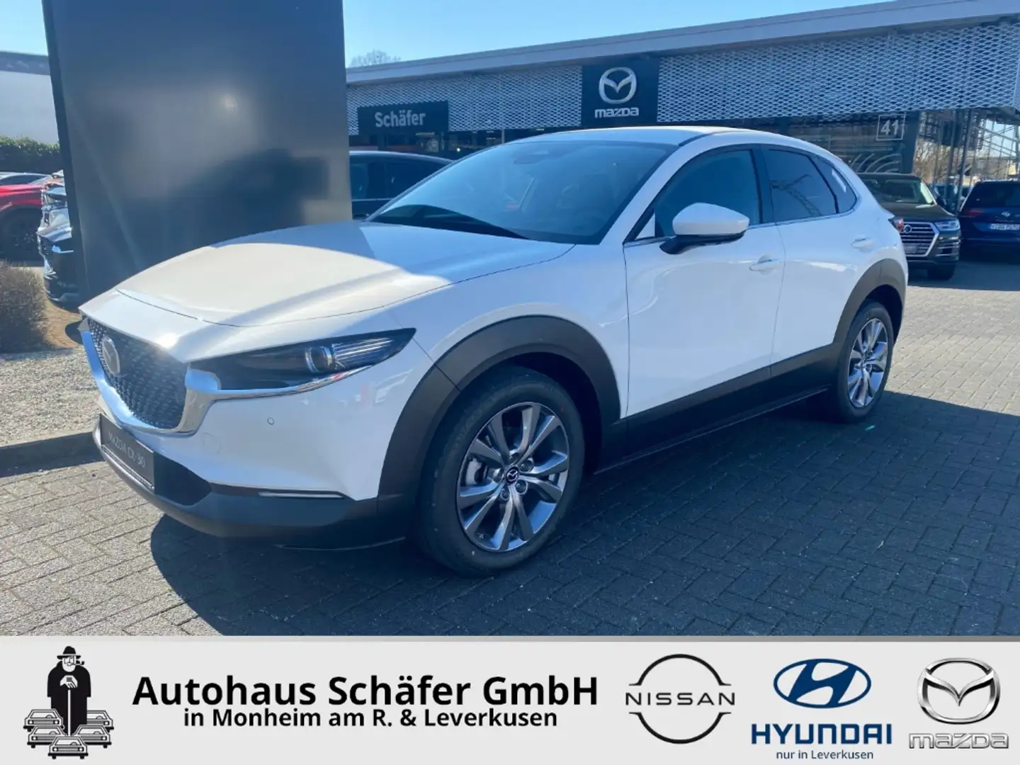 Mazda CX-30 (2025) EXCLUSIVE-L. e-Skyactiv-G 140PS 6MT HUD Nav Blanc - 1
