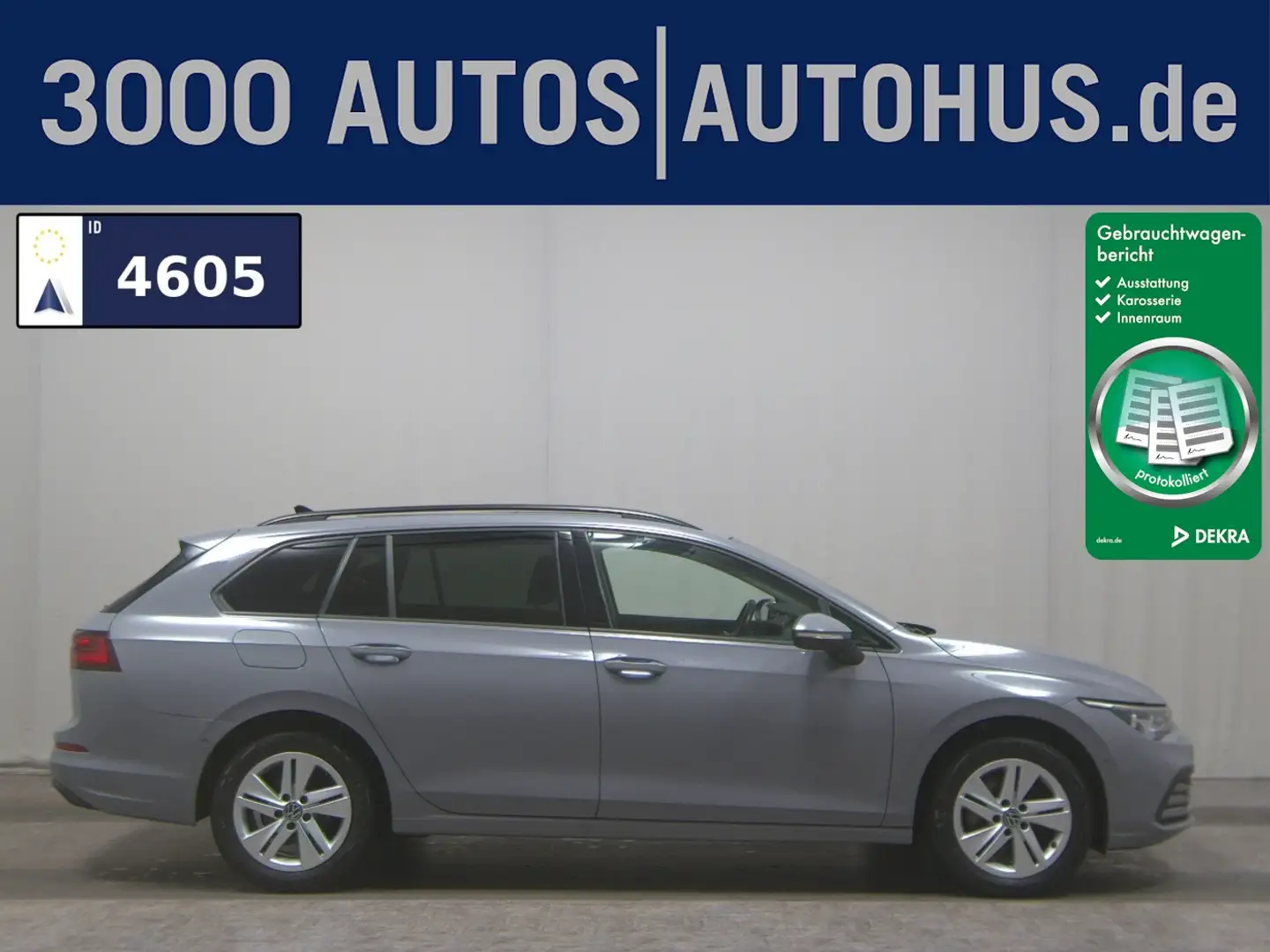 Volkswagen Golf -8 Var. 2.0 TDI Life Navi Matrix DC Standhzg Gris - 1