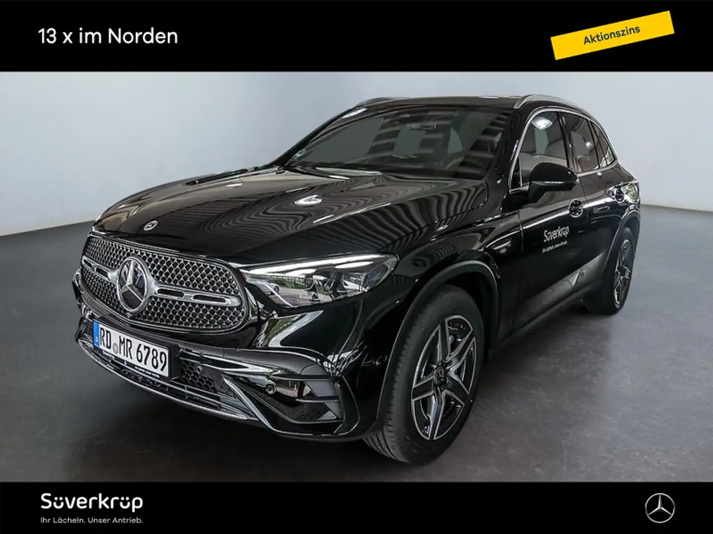 Mercedes-Benz GLC 200 4M AMG MEMO 360 AHK DISTR KAMERA SPUR Schwarz - 1