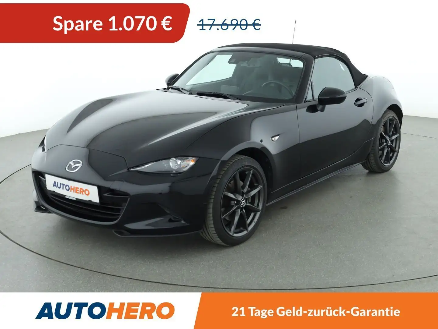 Mazda MX-5 2.0 Exclusive-Line *NAVI*LED*TEMPO*PDC*SHZ*ALU* Schwarz - 1