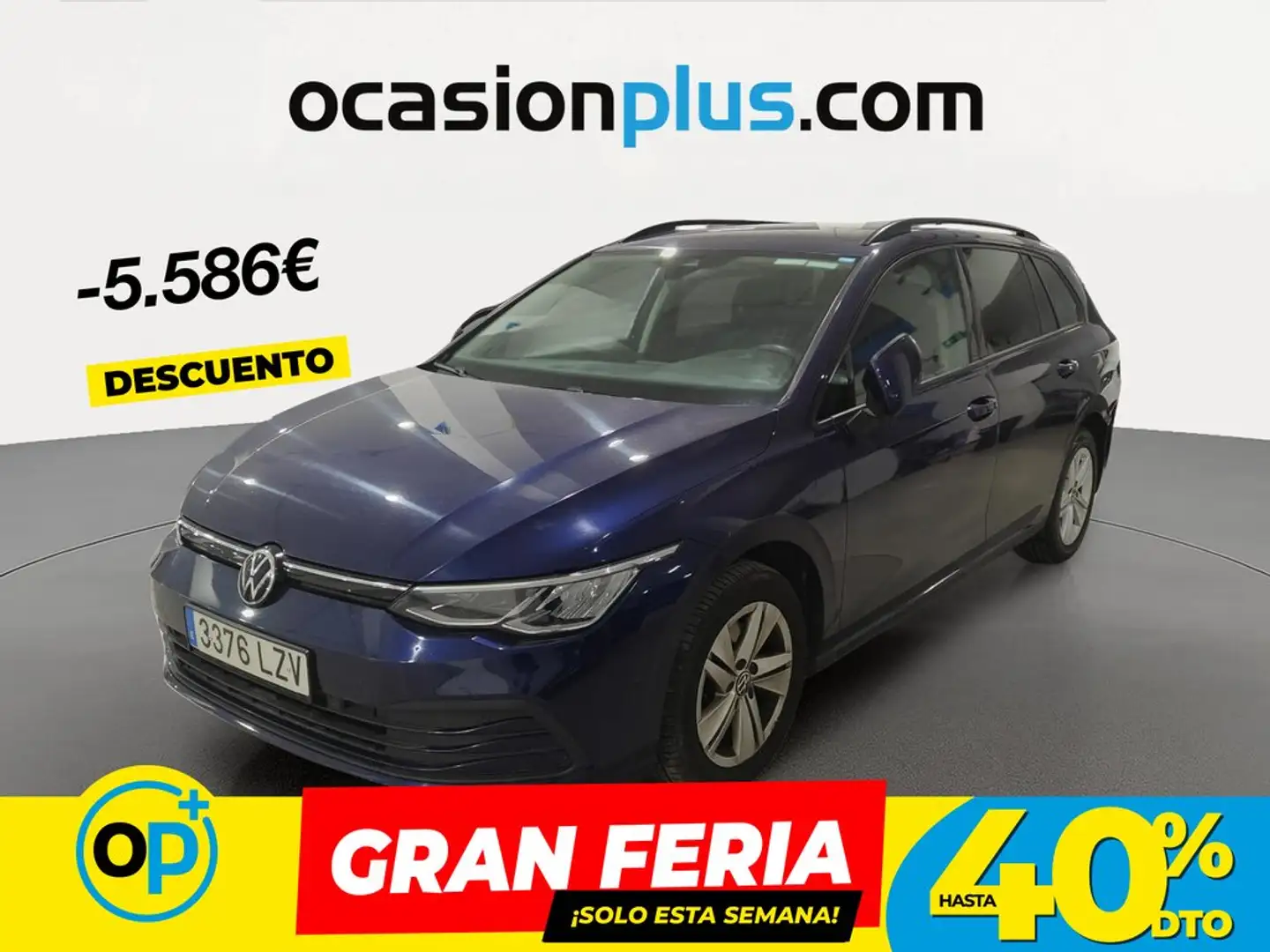 Volkswagen Golf Variant 2.0TDI Life 85kW Azul - 1
