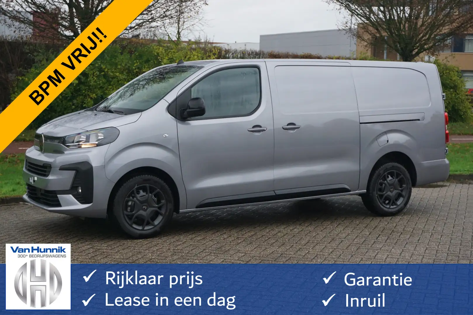 Citroen Jumpy 2.0D 180PK EAT8 Automaat L3H1 BPM VRIJ!! Navi, Cam Zilver - 1