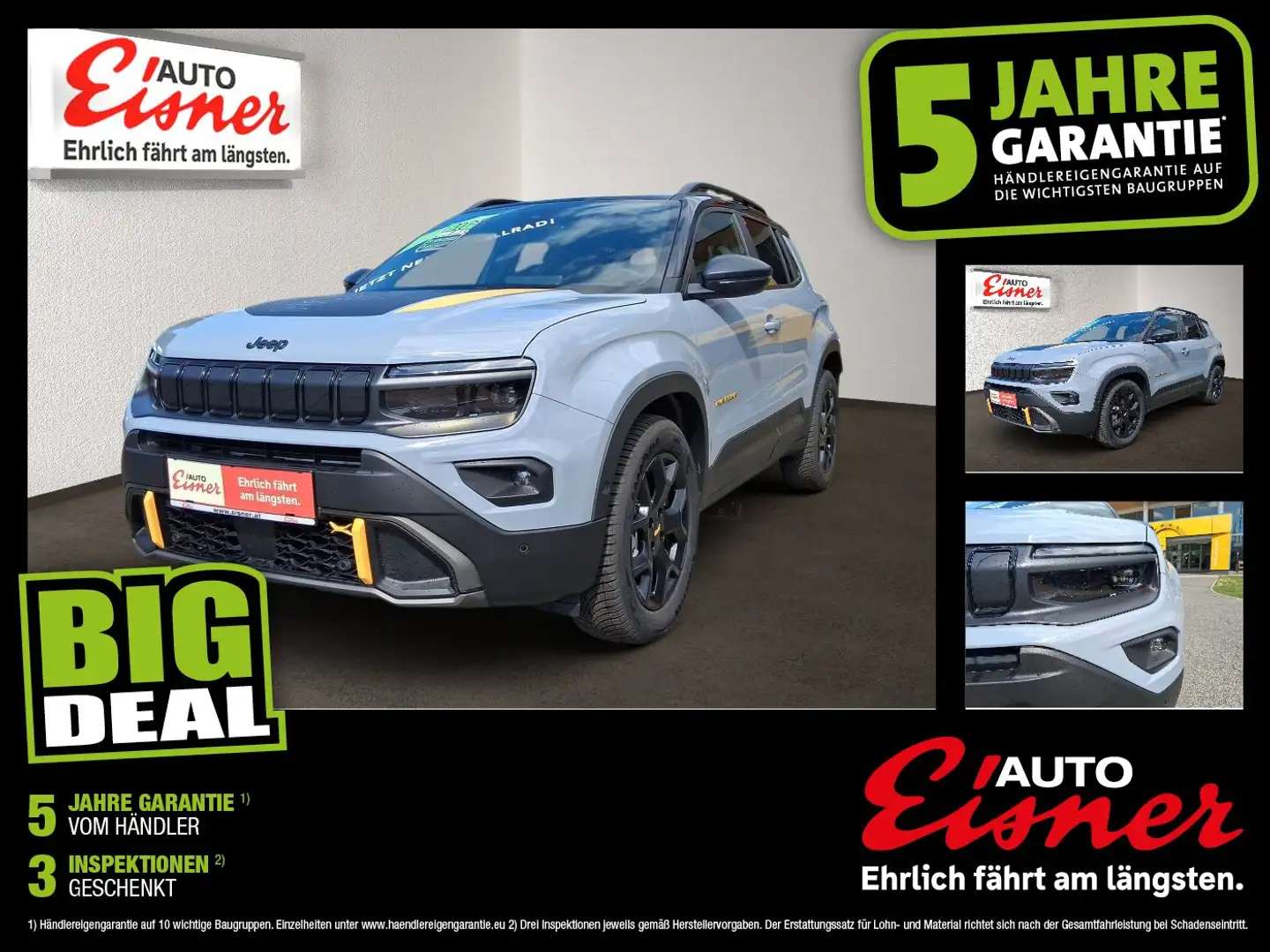 Jeep Avenger 1.2 T3 NORTH FACE 4XE Schwarz - 1