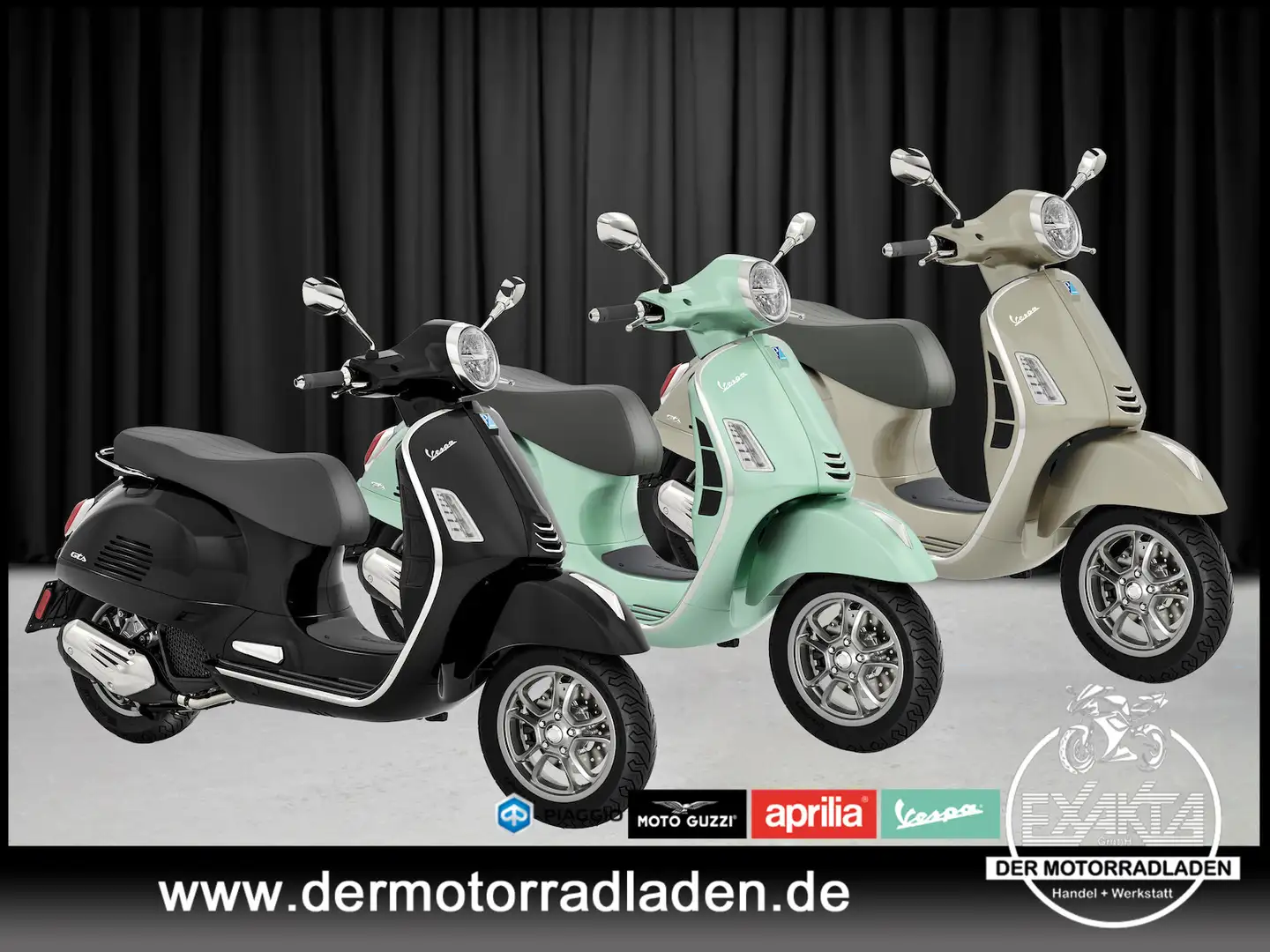 Vespa GT GTS 310 E5+ 3x Farben ab 2,99% eff. Zins Schwarz - 1