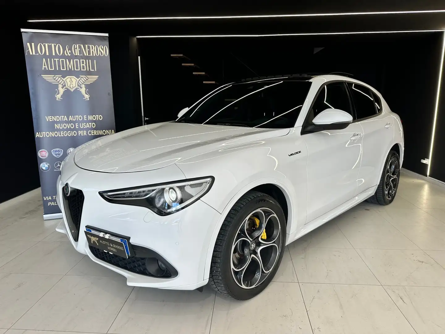 Alfa Romeo Stelvio Stelvio 2.2 Turbodiesel 210 CV AT8 Q4 Veloce Bianco - 2