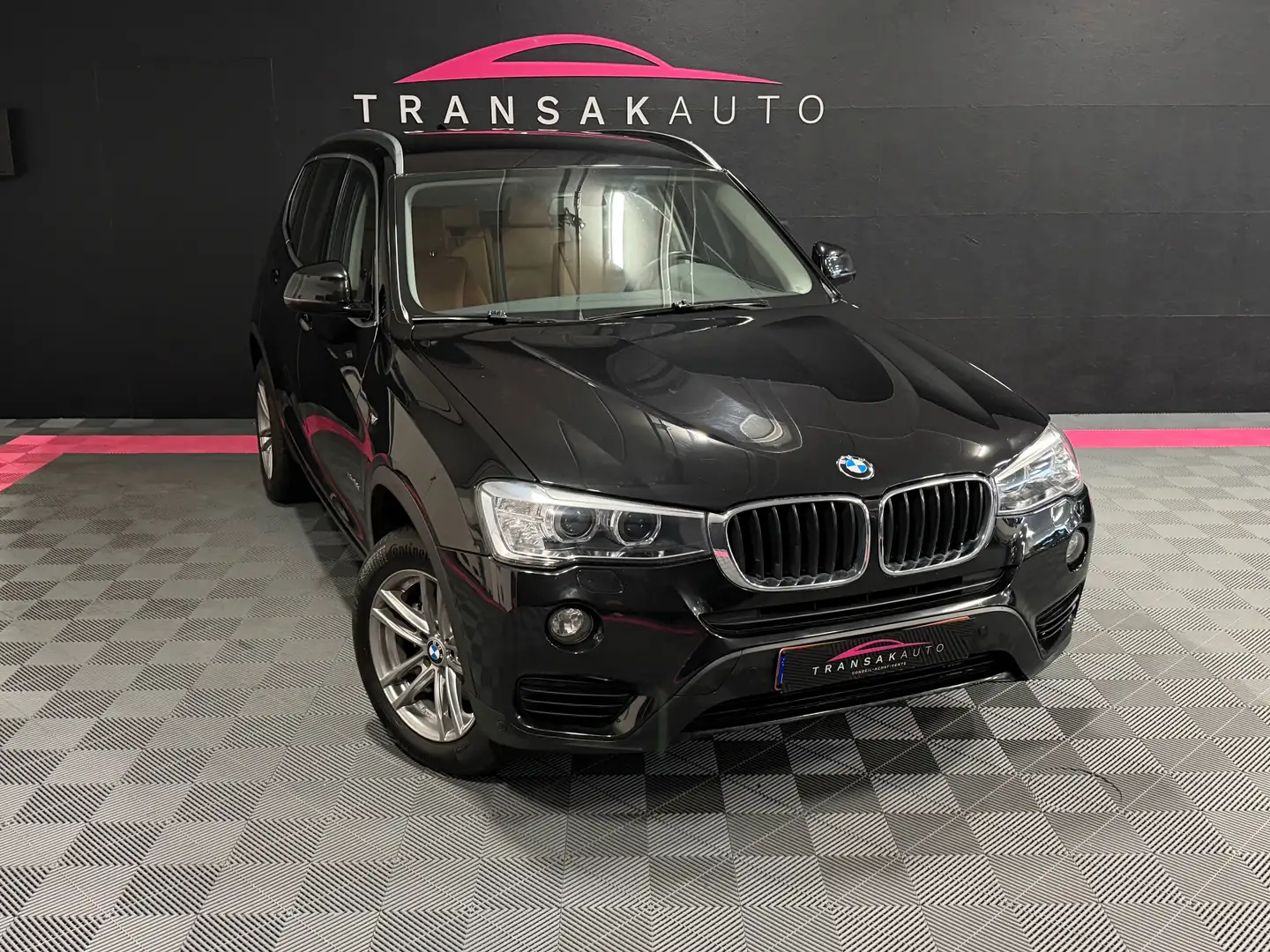 BMW X3 2.0 dA sDrive18 **CLIM-REMORQUE-GPS** Zwart - 2