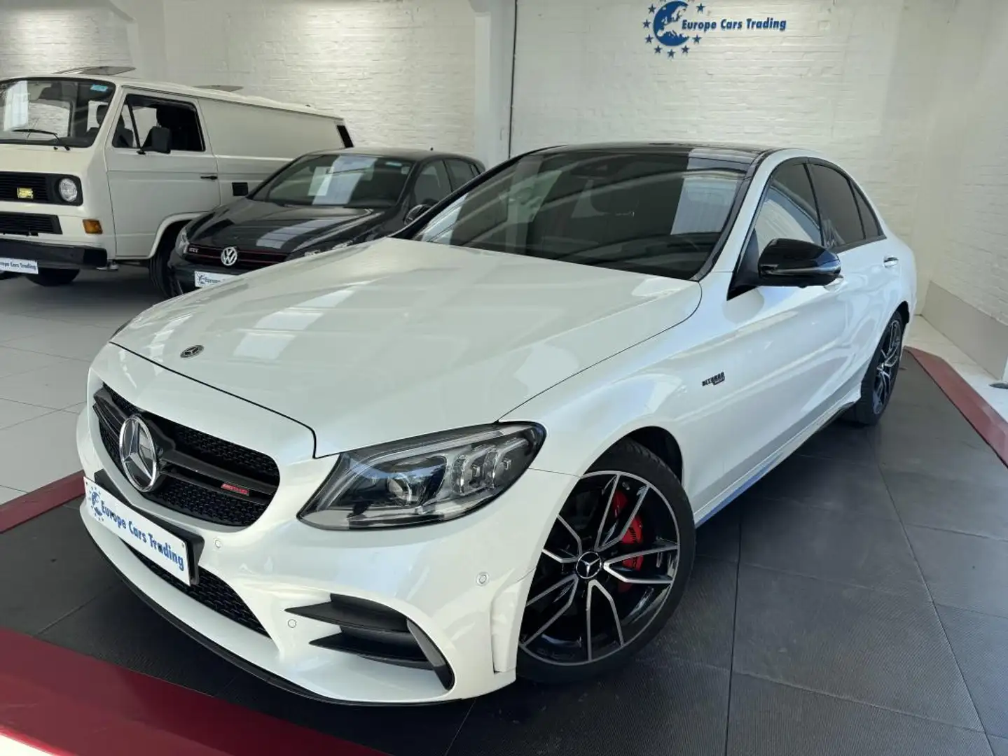 Mercedes-Benz C 43 AMG 390ch 1ERE MAIN 4 MATIC v6 BI TURBO SYTÈME SONO BU Blanco - 1