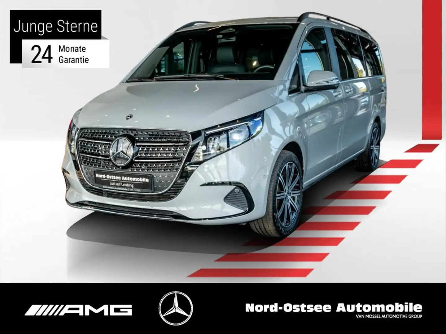 Mercedes-Benz V 300 AVANTGARDE NEUES MODELL 4M LED BURMESTER Grijs - 1
