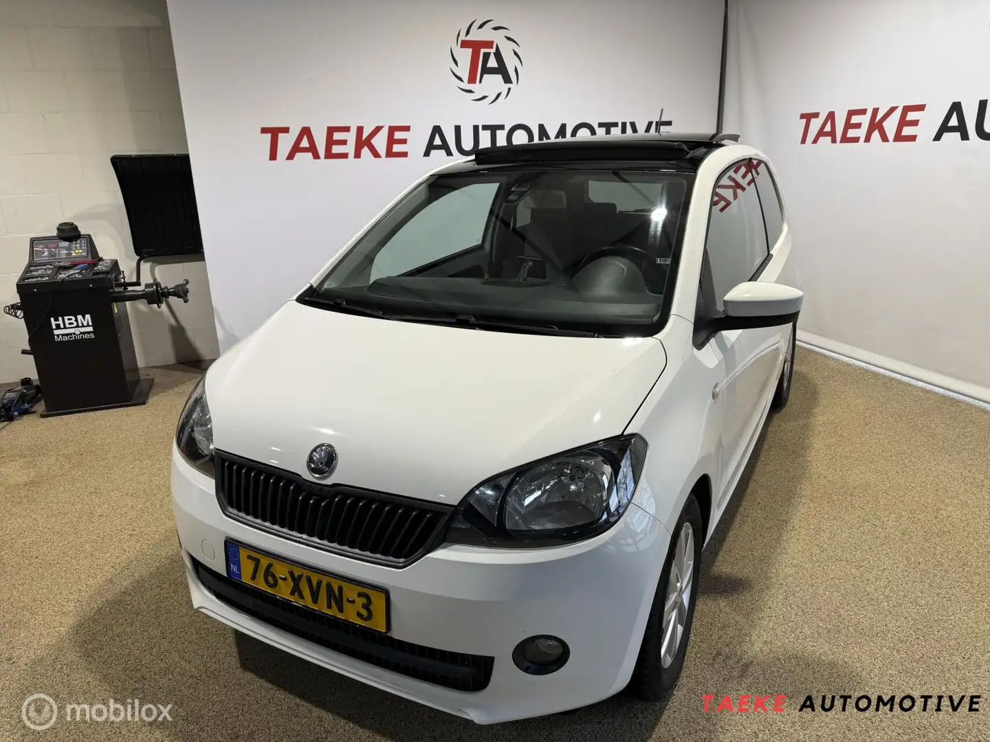 Skoda Citigo 1.0 Greentech Tour Airco/Panodak/Nap/APK Weiß - 1
