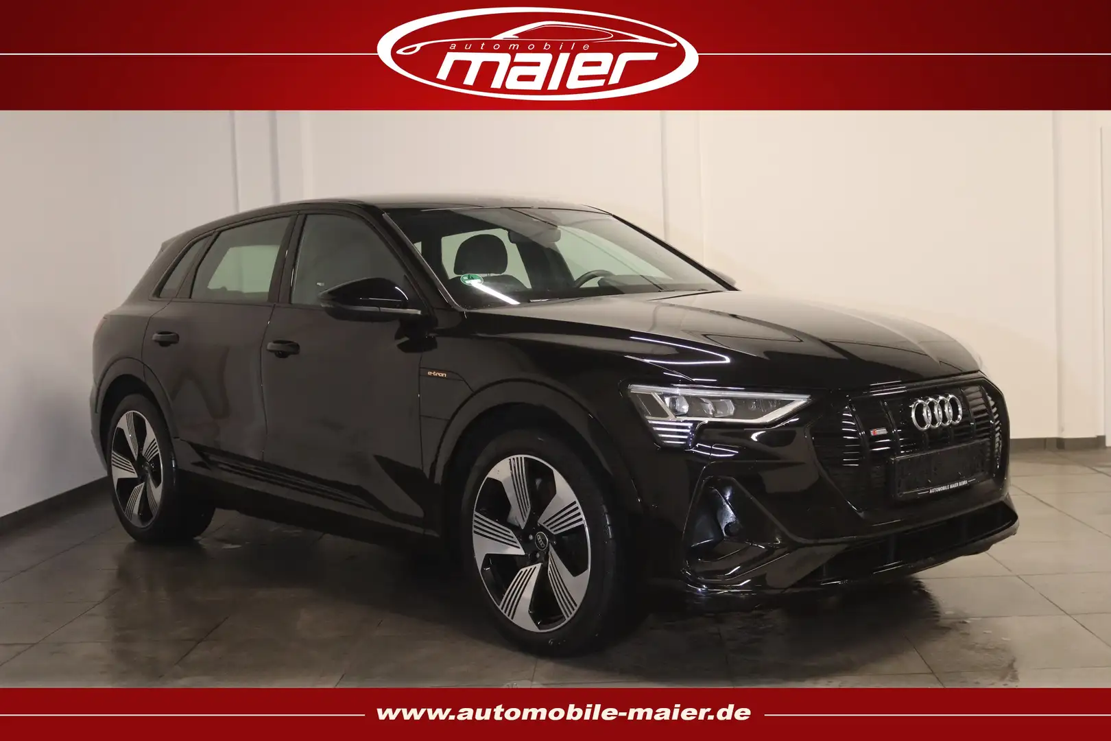 Audi e-tron 55 quattro S line-Luft-Navi-360°-LED-DAB- Fekete - 1