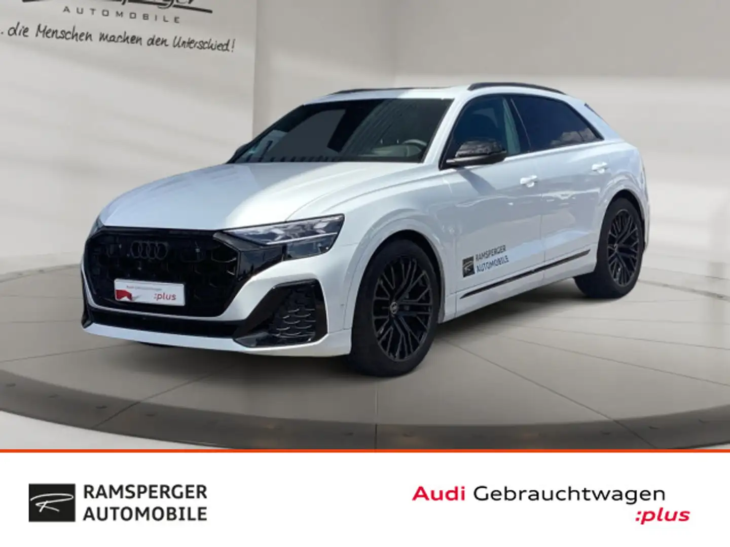 Audi Q8 50 TDI quat. S line Matrix HUD Stdhz Pano AHK Weiß - 1