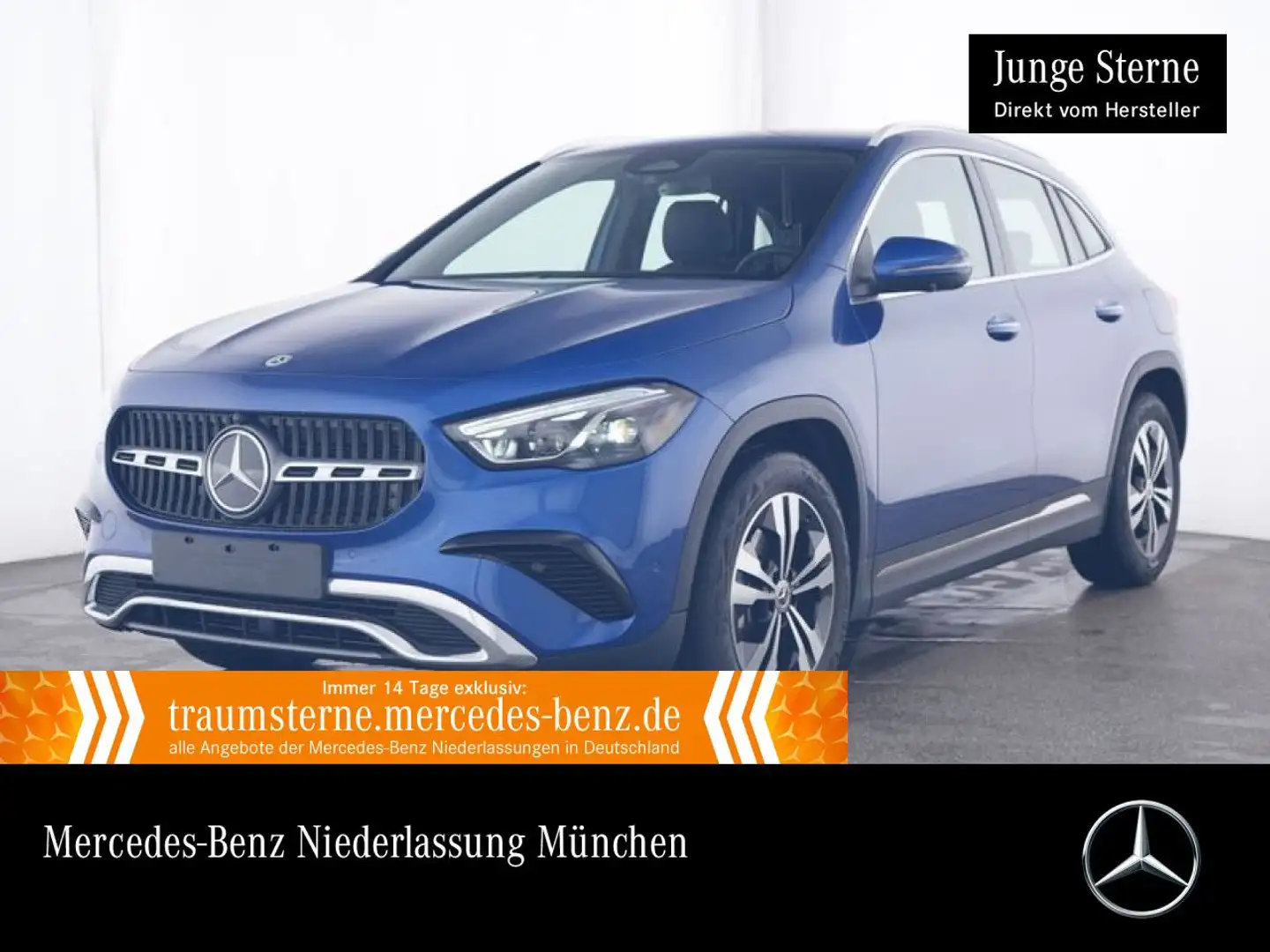 Mercedes-Benz GLA 180 PROGRESSIVE+360°+MULTIBEAM+TOTW+KEYLESS Blau - 1