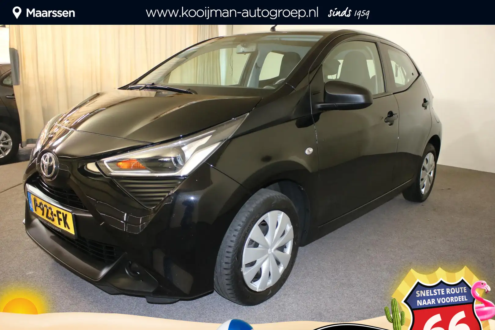 Toyota Aygo 1.0 VVT-i x-fun Fabrieksgarantie tot 2-2032|NL aut Zwart - 1