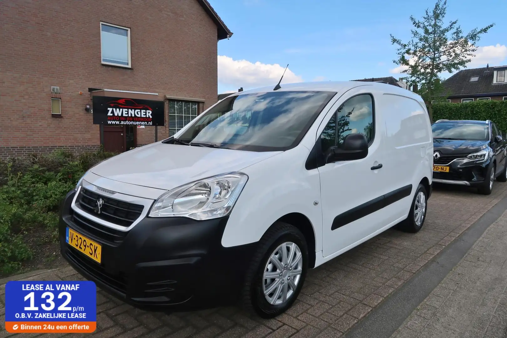 Peugeot Partner bestel 1.6 BlueHDi NAVIGATIE|TREKHAAK|KASTEN|CARPL Blanc - 1