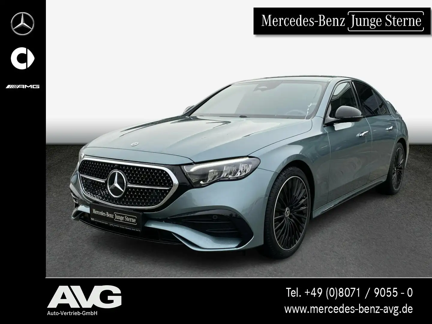 Mercedes-Benz E 200 E 200 AMG-Adv. Superscreen Distronic 20" Night-P Silber - 1