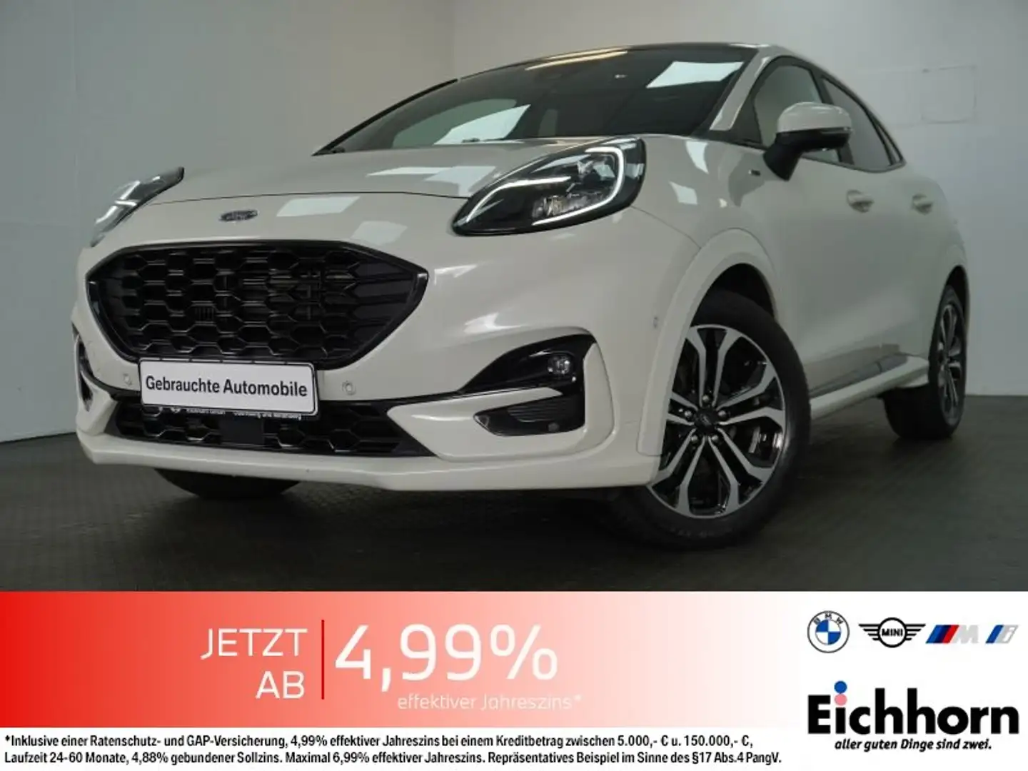 Ford Puma 1.0 Hybrid ST-Line X *NAVI.RFK.SPORTSITZE* Weiß - 1