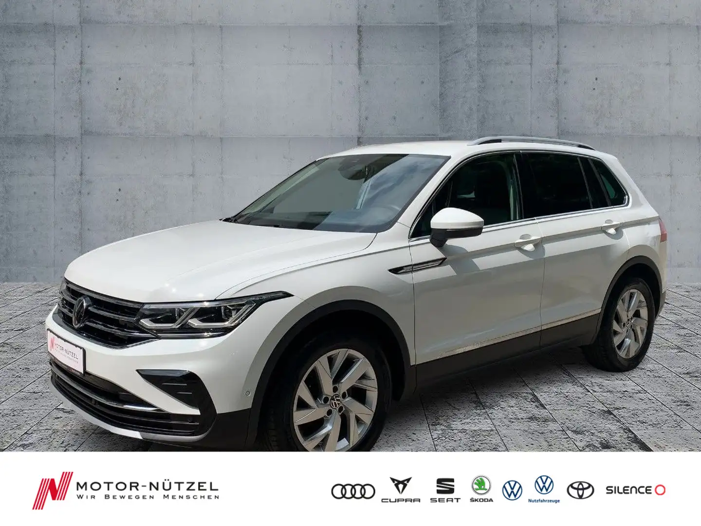 Volkswagen Tiguan 2.0TDI ELEGANCE MATRIX+NAV+ACC+STDHZG+AHK Weiß - 1