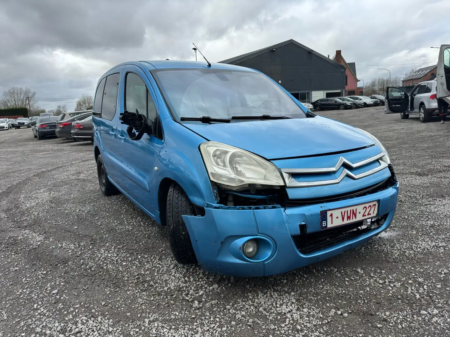 Citroen Berlingo 1.6 HDi Multispace 7pl. FAP Blauw - 2