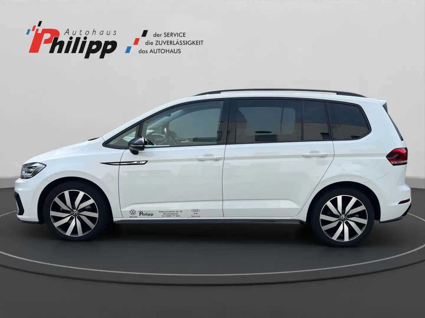 Volkswagen Touran 2.0 TDI DSG Highline R-Line Blanc - 2
