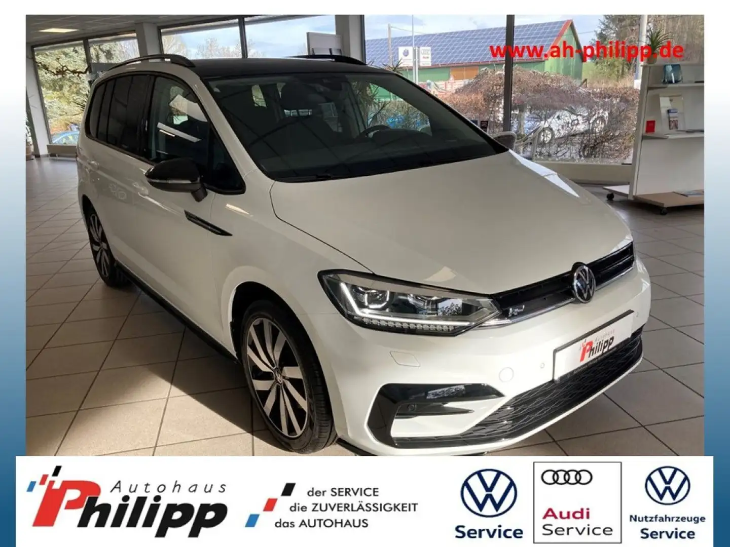 Volkswagen Touran 2.0 TDI DSG Highline R-Line Weiß - 1