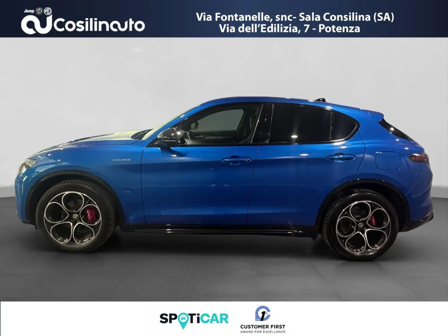 Alfa Romeo Stelvio 2.2 Turbodiesel 210 CV AT8 Q4 Veloce MY24 Blu/Azzurro - 2