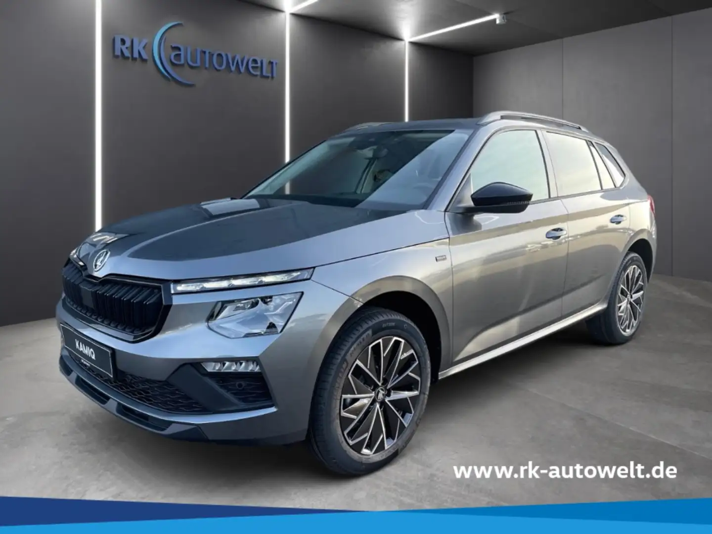 Skoda Kamiq Selection 1.0 TSI DSG Klima,Matrix,AHK,PDC,Kamera Grijs - 1