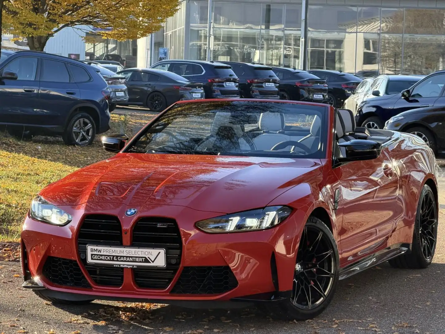 BMW M4 Cabrio xDr.Comp HUD SuView Nackenh.Ha/Ka.PA+ Rot - 2