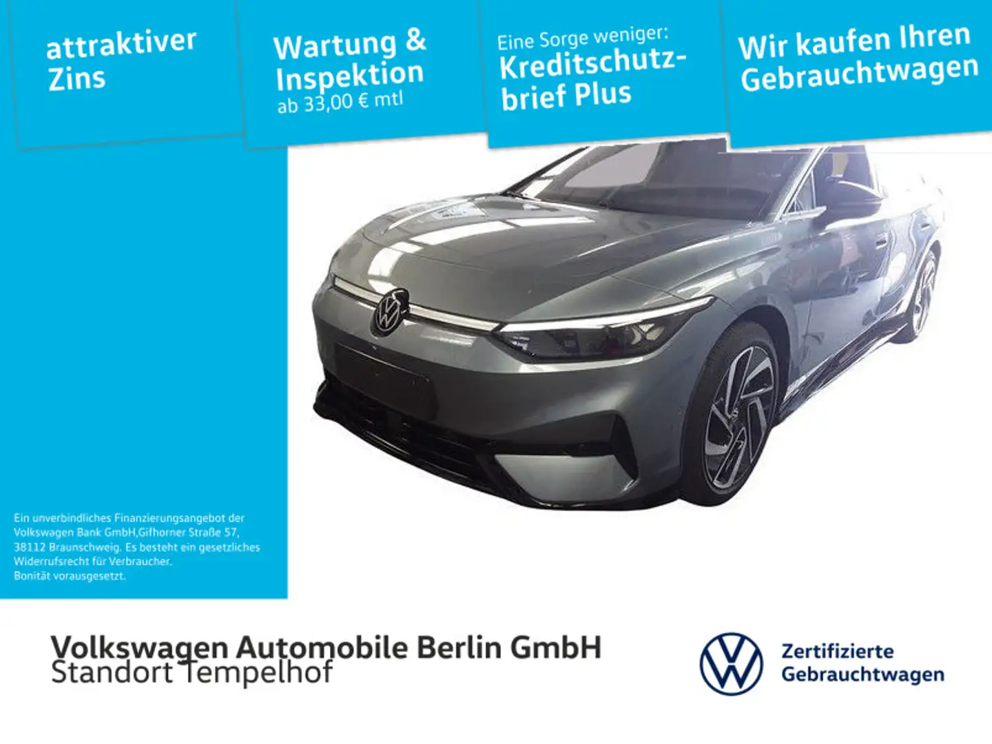 Volkswagen ID.7 Tourer Pro NAVI AHK W-Pumpe MATRIX Blau - 1