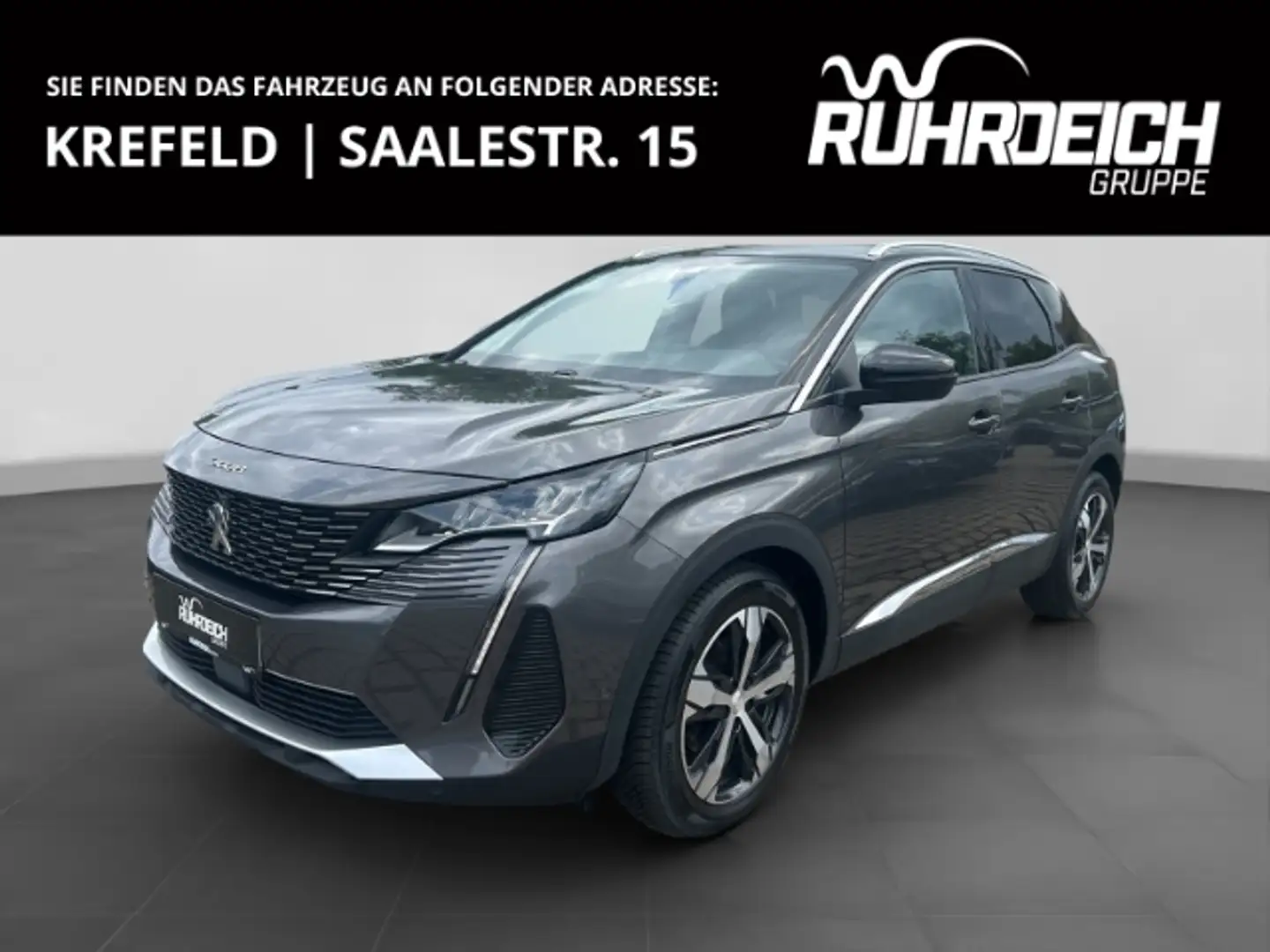 Peugeot 3008 Allure Pack 1.5 BlueHDi 130 EU6d Navi Digitales Co Grau - 1